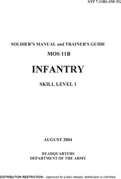 Us army infantry training manual